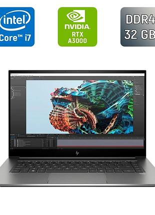 Мобильная рабочая станция hp zbook studio 15 g8 / 15.6" (1920x1080) ips / intel core i7-11850h (8 (16) ядер по 2.5 - 4.8 ghz) / 32