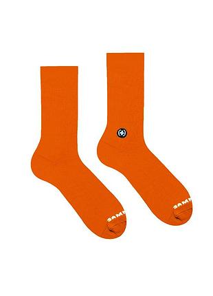 Однотонные носки унисекс carrot sammy icon оранжевые