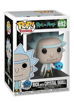 Ігрова фігурка funko pop! серії "рік і морті" - рік з кришталевим черепом