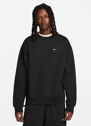 Кофта чоловіча nike solo swoosh black dx1361-010