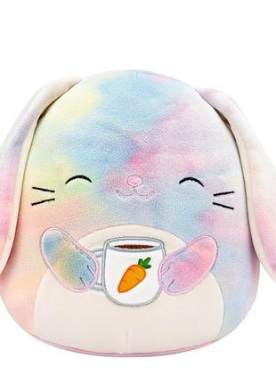 Детская мягкая игрушка кролик кэнди squishmallows sqer01233, 19 см
