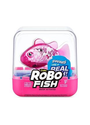 Інтерактивна іграшка robo alive s3 – роборибка (рожева)