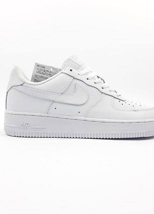 Nike air force 1 белые на белой