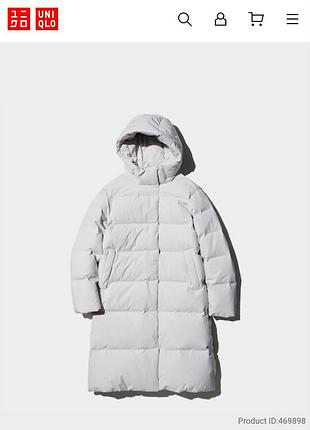Бесшовный пуховик uniqlo