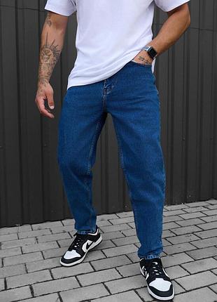 Темно-сині базові джинси staff 13 navy baggy