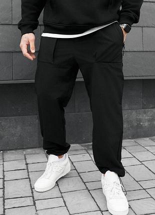 Однотонні чоловічі штани чінос staff rit black