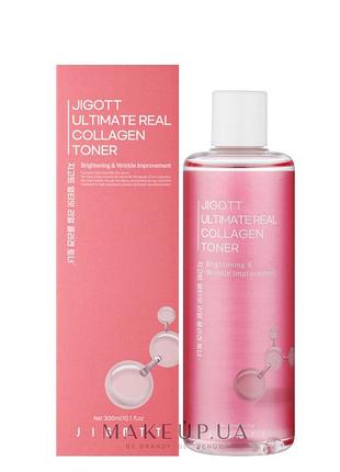 Тонер з колагеном jigott ultimate real collagen toner