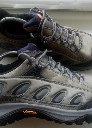 Мужские кожаные трекинговые кроссовки merrell radius iii (оригинал)