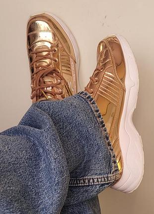 Кросівки оригінал fila золотий