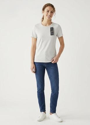 Базова біла футболка m&s collection
