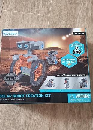 Набір для створення сонячних роботів (solar robot creation kit) – stem-конструктор
