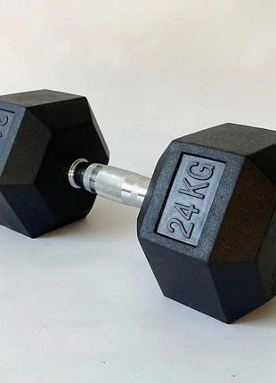 Гексагональная гантель 24 кг generation fitness ff 51d2c-24