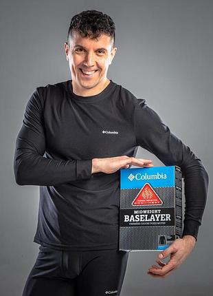 Чоловіча термобілизна columbia omni-heat, комплект теплої чоловічої термобілизни коламбія