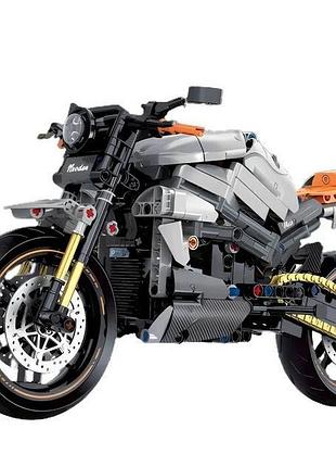 Конструктор мотоцикл norton v4cr café racer 1:8 642 детали