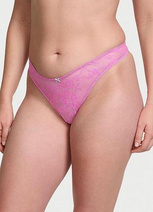 Трусики жіночі victoria's secret (2126439129034) tease high-leg scoop l рожеві