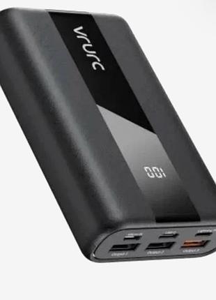 Повербанк 20000 mah vrurc t2055 | power bank з швидкою зарядкою 22.5w, usb-c, для телефону