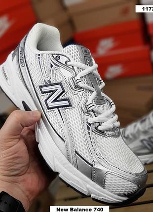 Balance 740 белые с синим и серебром