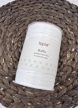 Ispie white пряжа рафия испи белая