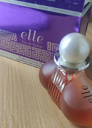 Винтажный парфюм parfums genty "elle" (paris) ~100 мл - снятые с производства (нюанс с распылителем)