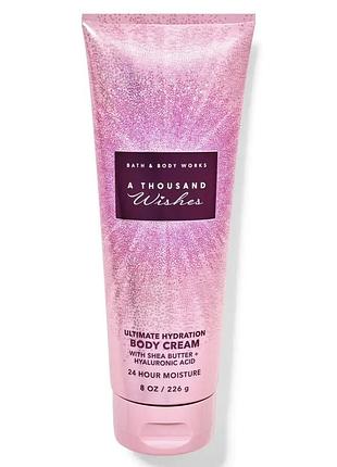 Парфюмированный крем для тела bath & body works a thousand wishes body cream 226 г