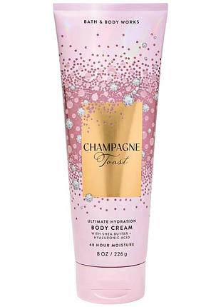 Парфюмированный крем для тела bath & body works champagne toast body cream 226 г