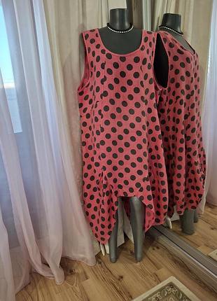 Асимметричное платье 👗 большого размера