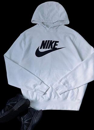Худи белое nike