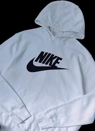 Худи белое nike 6