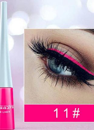 Неонова підводка для очей водостійка макіяж "cmaadu cosmetics" рожевий