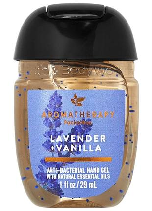 Санітайзер для рук bath&body works sanitizer lavender + vanilla 29 мл