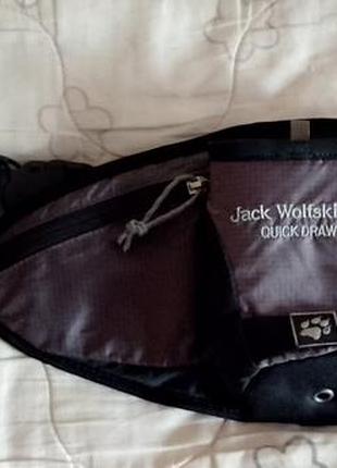 Поясна сумка для бігу jack wolfskin quick draw / біговий пояс