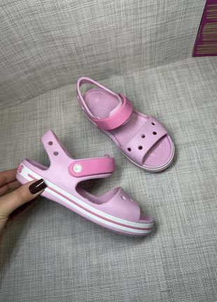Оригінальні босоніжки сандалі на липучці crocs