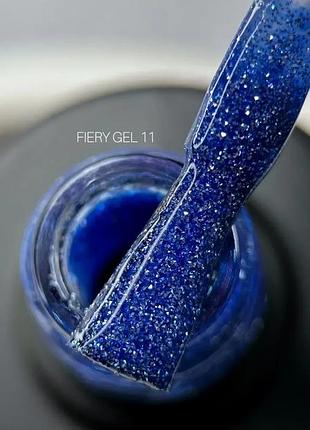 Saga professional світловідбивний гель лак fiery gel №11 9 мл, шт