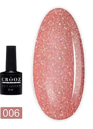 Crooz светоотражающий гель лак crystal gel polish no06 8 мл