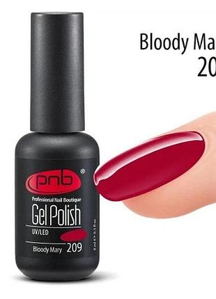 Pnb гель лак 8 мл №209, шт