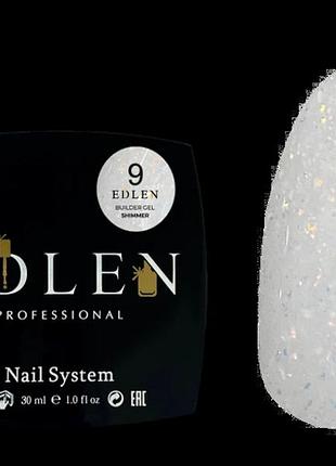 Edlen моделирующий гель builder gel no09 shimmer 15 мл
