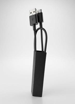 Кабель usb type-c 30 см, usb-a → usb-c, быстрая зарядка до 15 вт, короткий кабель для павербанка, автомобиля, ноутбука и смартфона