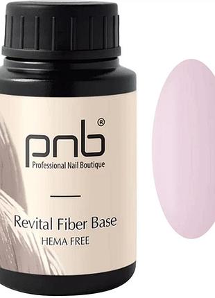 Pnb файбер база молочно-рожева revital fiber base milk pink 30 мл, шт