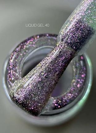 Saga professional гель для нарощування liquid gel №40 15 мл, шт