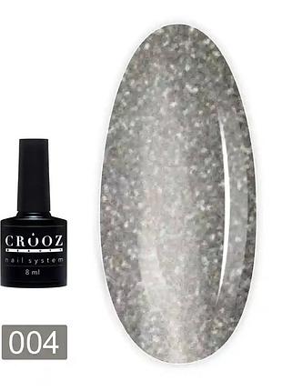 Crooz светоотражающий гель лак crystal gel polish no04 8 мл
