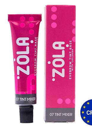 Zola фарба для брів база eyebrow tint base with collagen 07 tint mixer 1