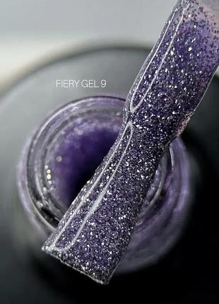 Saga professional світловідбивний гель лак fiery gel №09 9 мл, шт