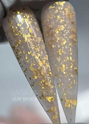 Saga professiona база с поталью leaf base no05 9 мл, шт