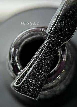 Saga professional світловідбивний гель лак fiery gel №02 9 мл, шт