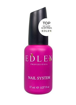 Edlen топ без липкої кулі top non wipe" uv-filters 17 мл