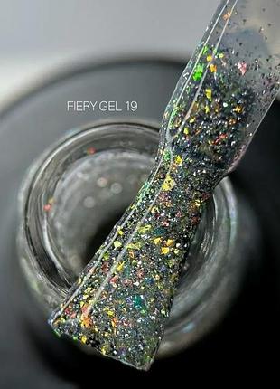 Saga professional світловідбивний гель лак fiery gel №19 9 мл, шт