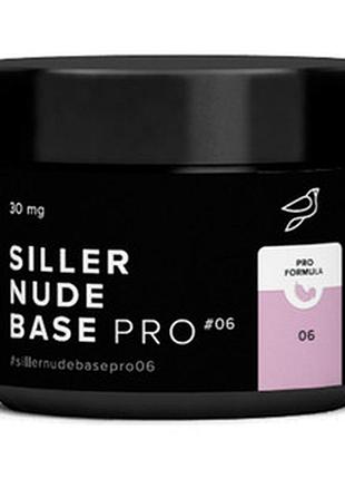 Siller камуфлирующая цветная база base nude pro no6 30 мл, шт