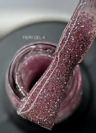 Saga professional світловідбивний гель лак fiery gel №04 9 мл, шт