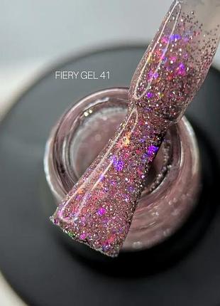 Saga professional світловідбивний гель лак fiery gel №41 9 мл, шт