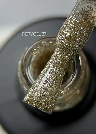 Saga professional світловідбивний гель лак fiery gel №37 9 мл, шт